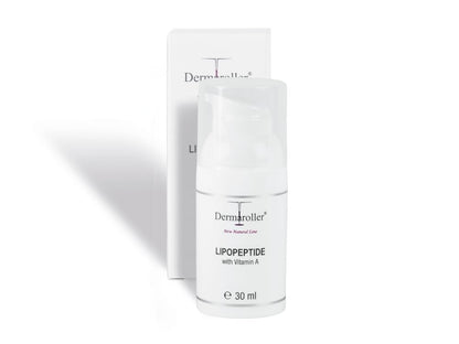 Dermaroller New Natural Line Lipopeptide Nachtcreme mit Hyaluronsäure, Vitamin A und Sheabutter – Feuchtigkeitsspendend und reparierend für müde, gestresste Haut – Reduziert feine Fältchen – 1,01 Unzen