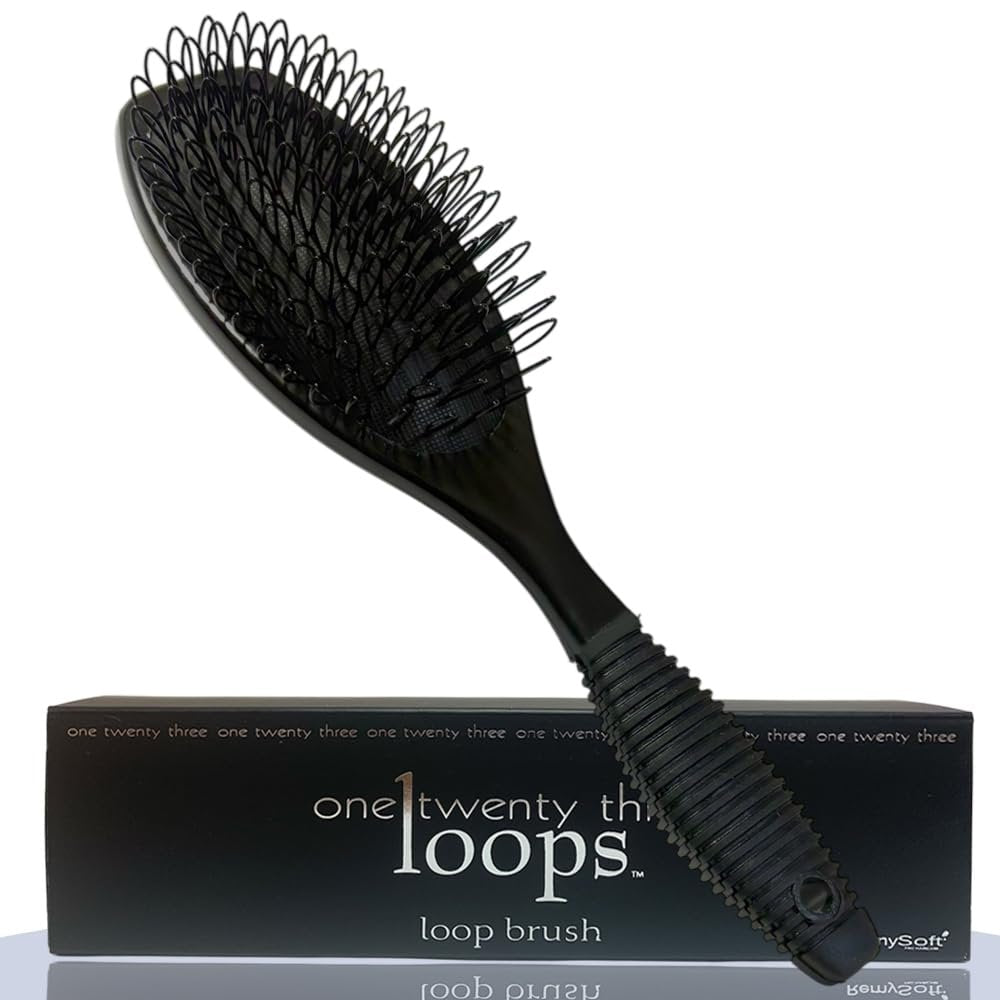 RemySoft One Twenty Three Loops - Loop-Bürste - Sicher für Haarverlängerungen, Weaves und Perücken