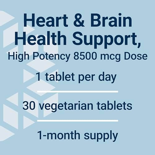 Life Extension Hochdosiertes Optimiertes Folat – L-Methylfolat – Folsäure, 8500 µg DFE – Herz- & Gehirnunterstützung, Gesunde Homocysteinspiegel – Glutenfrei, Nicht-GVO, Vegetarisch – 30 Tabletten