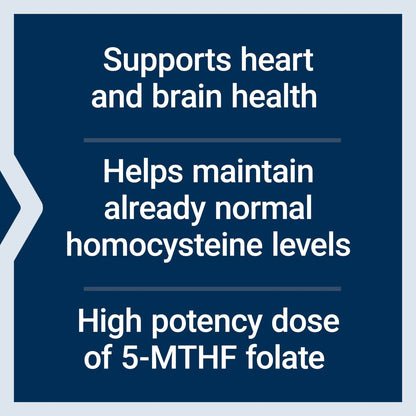 Life Extension Hochdosiertes Optimiertes Folat – L-Methylfolat – Folsäure, 8500 µg DFE – Herz- & Gehirnunterstützung, Gesunde Homocysteinspiegel – Glutenfrei, Nicht-GVO, Vegetarisch – 30 Tabletten
