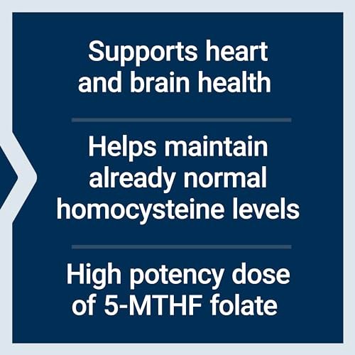 Life Extension Hochdosiertes Optimiertes Folat – L-Methylfolat – Folsäure, 8500 µg DFE – Herz- & Gehirnunterstützung, Gesunde Homocysteinspiegel – Glutenfrei, Nicht-GVO, Vegetarisch – 30 Tabletten
