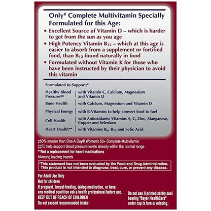 One A Day Proactive 65+ Multivitamin für Männer und Frauen, 150 Tabletten – Unterstützt Knochen- und Zellgesundheit mit Vitamin A, C, D, Zink, Calcium und Folsäure