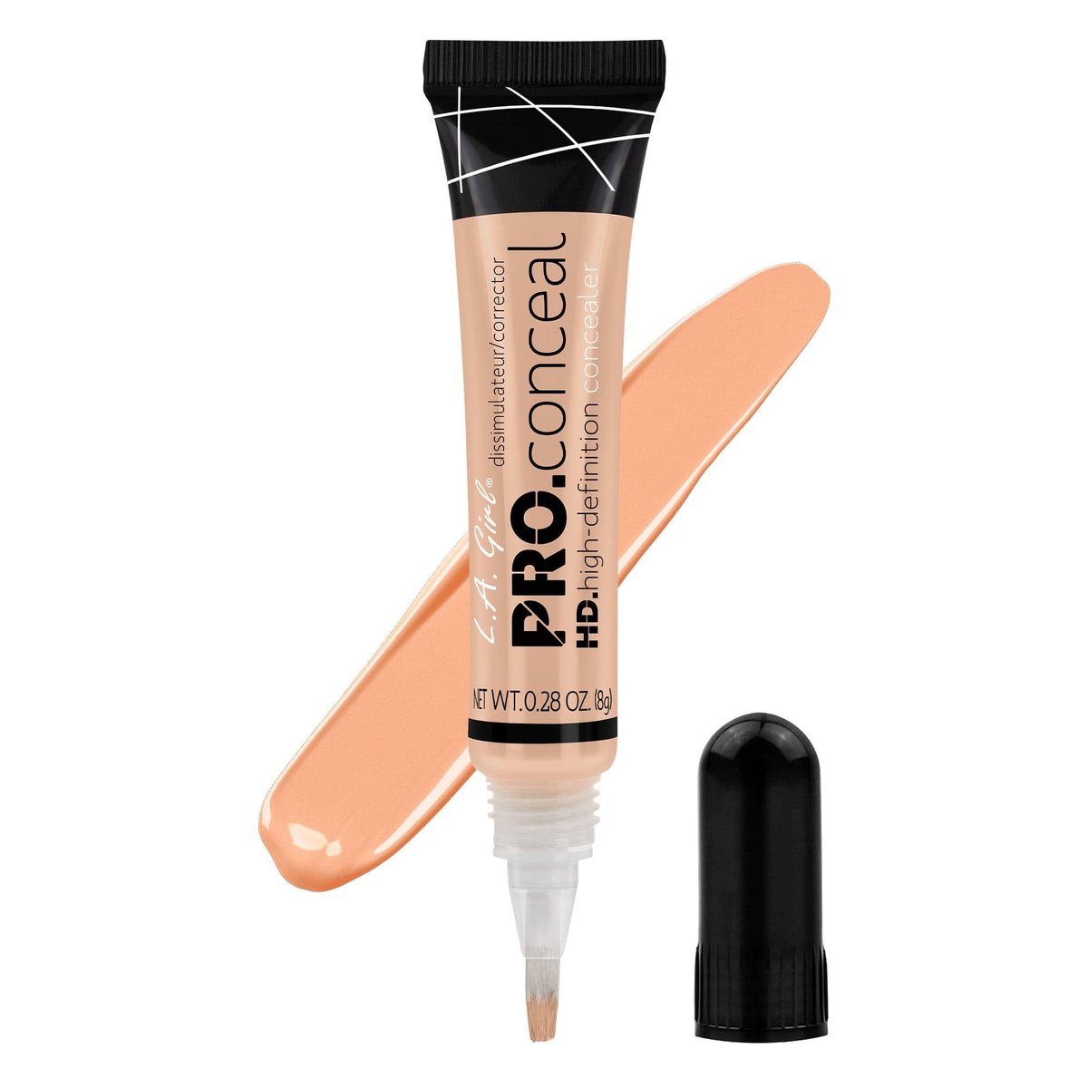 L.A. Girl Cosmetics HD Pro Concealer, Porzellan, 0,28 oz