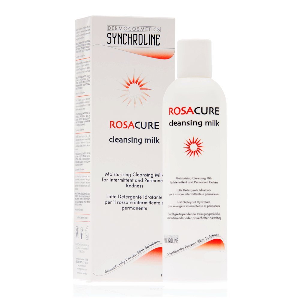 Synchroline Rosacure Reinigungsmilch 200 ml – Sanfte Gesichtsreinigung für Rosacea-Haut