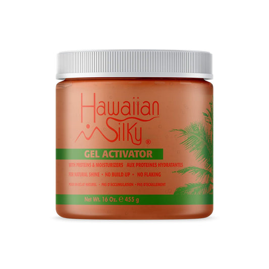 Hawaiian Silky Texturizing Gel Activator 473 ml – Styling-Gel für trockenes & geschädigtes Haar mit natürlichen Proteinen