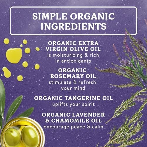 Badger Stress Soother Balsam – Bio-Öl-Aromatherapie-Stick zur Beruhigung des Geistes, 0,6 Unzen