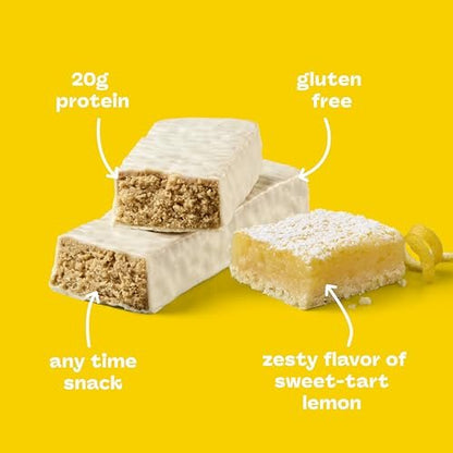 think! Protein Riegel – Lemon Delight, glutenfrei, koscher, 10er Pack (2,1 oz pro Riegel)