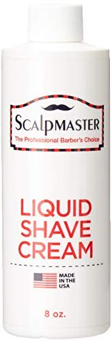 Scalpmaster Liquid Shave Cream – Sanfte Rasiercreme für empfindliche Haut, 237 ml
