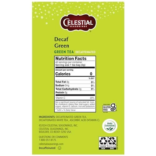 Celestial Seasonings Koffeinfreier Grüner Tee 40 Beutel