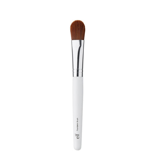 e.l.f. Foundation Pinsel, konisch geformter Make-up-Pinsel für ein makelloses, ultraweiches, porenloses Finish, für Cremes oder flüssige Formeln, vegan & tierversuchsfrei