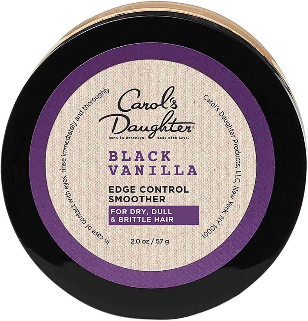 Carol's Daughter Black Vanilla Edge Control – Klare Kantenglätte für lockiges, welliges oder natürliches Haar, 60 ml