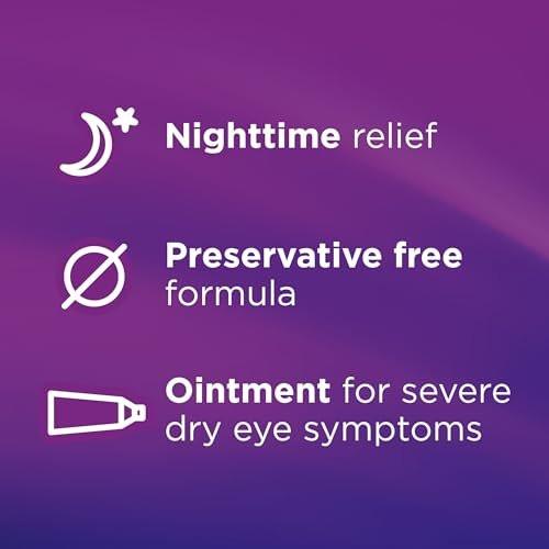 Soothe Konservierungsmittelfreies Augensalbe, Nachtlinderung bei schweren trockenen & gereizten Augen, sanft für empfindliche Augen, 0,12 Fl Oz