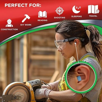 HEAROS Xtreme Protection Series Ohrstöpsel, Blau, 56 Paar