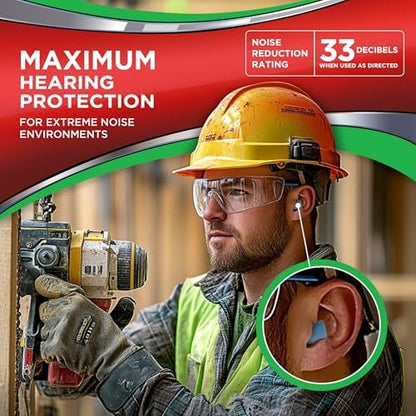 HEAROS Xtreme Protection Series Ohrstöpsel, Blau, 56 Paar