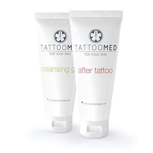 TattooMed Complete Care Bundle - Tattoocreme & Tattoopflege Sparpaket für langanhaltende Farben und schnelle Heilung