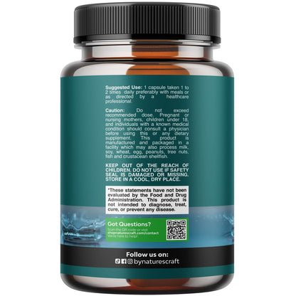 Water Away Herbal Diuretikum Kapseln Hochdosiert – Flüssigkeitsretention Ergänzung mit Löwenzahnblattextrakt & Grüntee für Blähungen Linderung für Frauen & Männer – Kapseln gegen Bein- & Fußschwellungen – 60 Stück