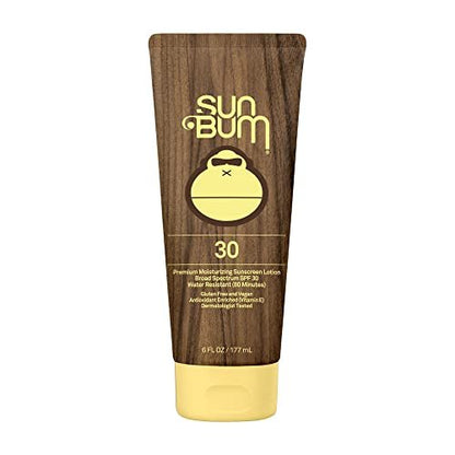 Sun Bum Original Feuchtigkeitsspendende Sonnencreme Lotion, Breites Spektrum SPF 30, 177 ml
