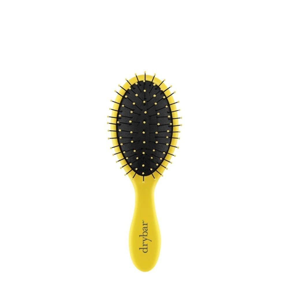 Drybar Lil' Lemon Drop Mini Entwirrbürste – Gelb, kompakte Reisebürste für sanftes Entwirren