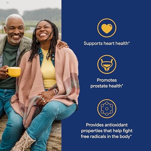 Puritan's Pride Premium Lycopene 20 mg – Nahrungsergänzungsmittel für Prostata, Antioxidans, Herzgesundheit und allgemeine Gesundheit, 60 schnell freisetzende Softgels (1 Monatsvorrat)
