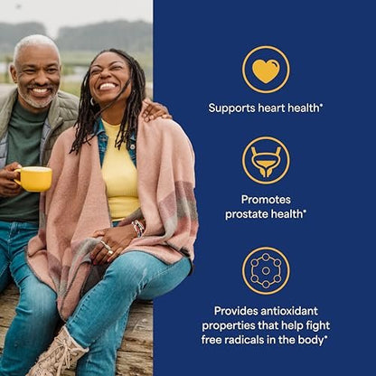 Puritan's Pride Premium Lycopene 20 mg – Nahrungsergänzungsmittel für Prostata, Antioxidans, Herzgesundheit und allgemeine Gesundheit, 60 schnell freisetzende Softgels (1 Monatsvorrat)