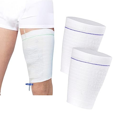 2er-Pack Beinbeutelhalter für Katheter – Haltbarer Urinbeutelhalter für Männer und Frauen, Katheterzubehör, Stabilisierungsvorrichtung