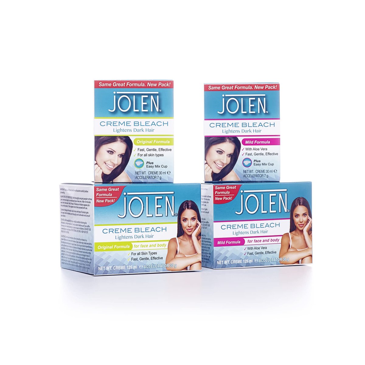 Jolen Mild 125 ml Gesichtsbleiche – Sanfte Haarentfernung für das Gesicht