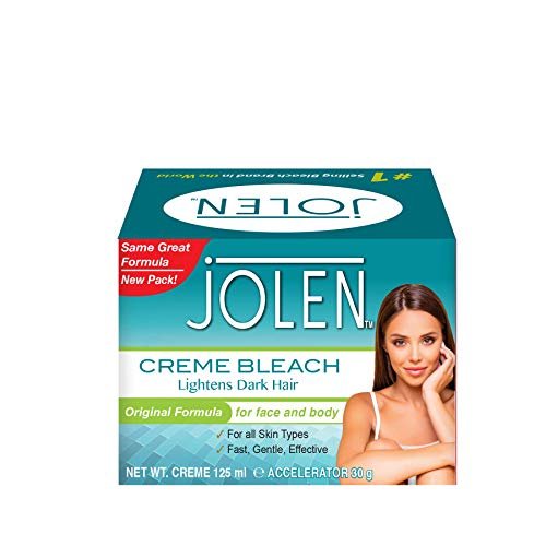 Jolen Creme Bleach Original Formula 125ml – Sanfte Gesichts- und Körperhaarbleiche