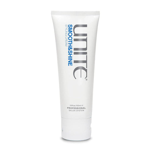 UNITE Hair SMOOTH&SHINE Cream – Glättende Stylingcreme gegen Frizz und für brillanten Glanz – 3,5 oz