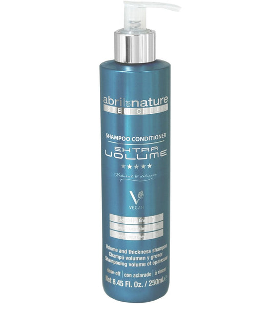 abril et nature Professionelles Haarshampoo Age Reset – Volumeneffekt für feines Haar – Verdickt die Haarfaser – Regeneriert und verjüngt – Gesundes und kräftiges Aussehen – 250 ml