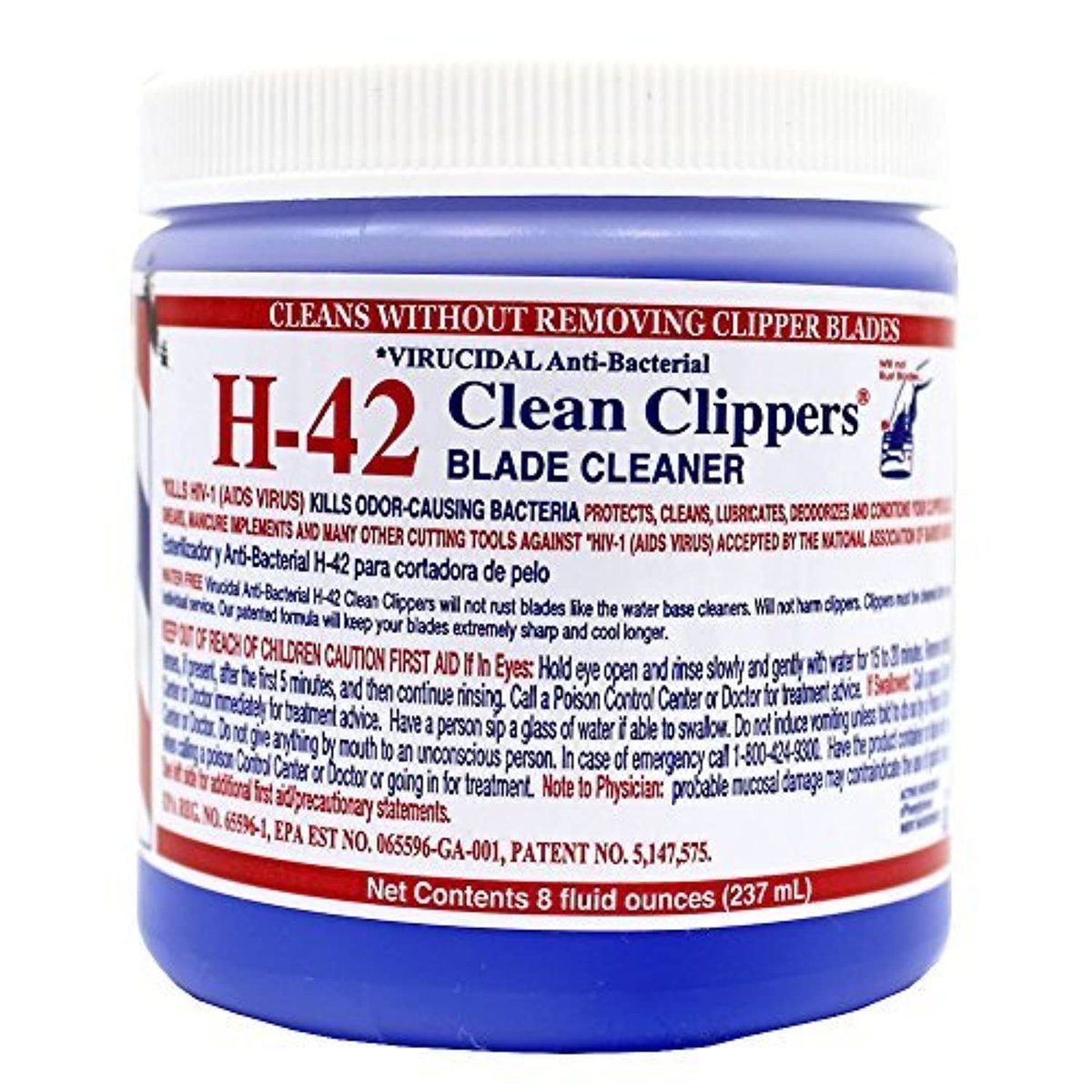 H-42 Clean Clippers Klingenreiniger – Viruzid, antibakteriell, 237 ml
