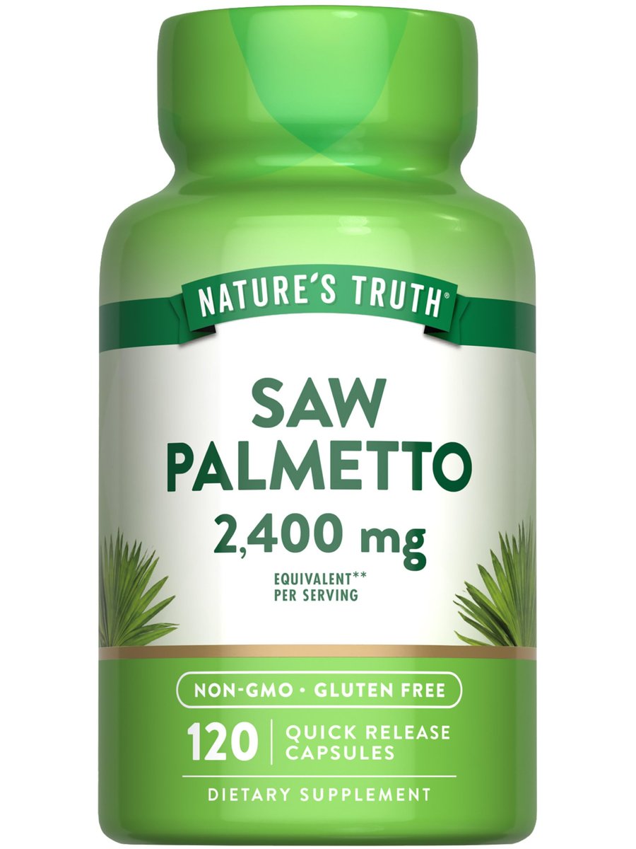 Nature's Truth Sägepalmen-Extrakt | 120 Kapseln | Non-GMO & Glutenfrei