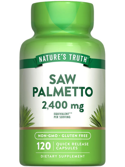 Nature's Truth Sägepalmen-Extrakt | 120 Kapseln | Non-GMO & Glutenfrei