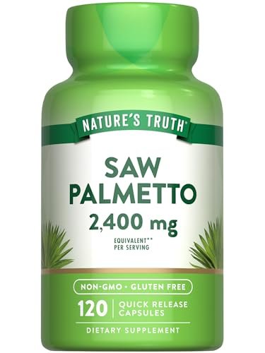Nature's Truth Sägepalmen-Extrakt | 120 Kapseln | Non-GMO & Glutenfrei