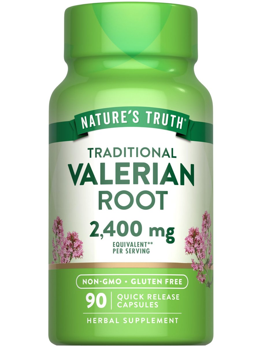 Baldrianwurzel Kapseln | 2400mg | 90 Stück | Non-GMO & Glutenfrei | Nature's Truth
