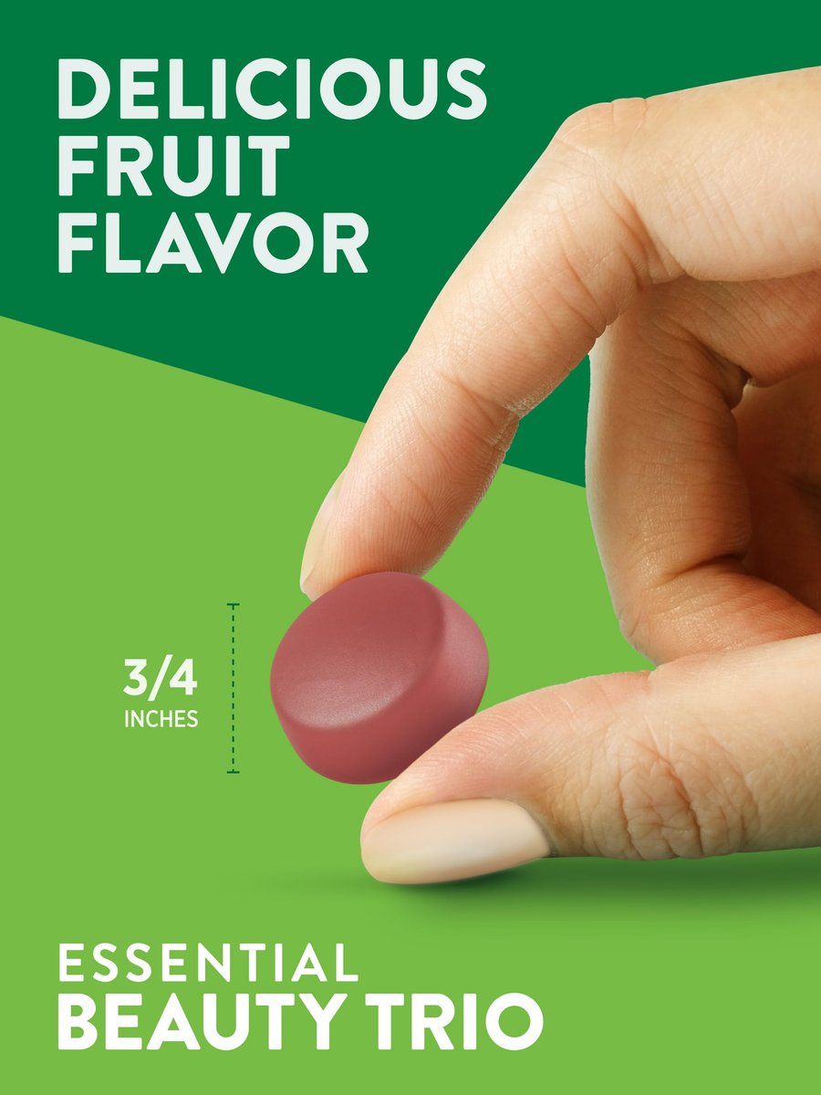 Nature's Truth Haar, Haut und Nägel Gummibärchen | 80 Stück | 2500 mcg Biotin | Vegan, Non-GMO, Glutenfrei | Vitamin für Frauen und Männer