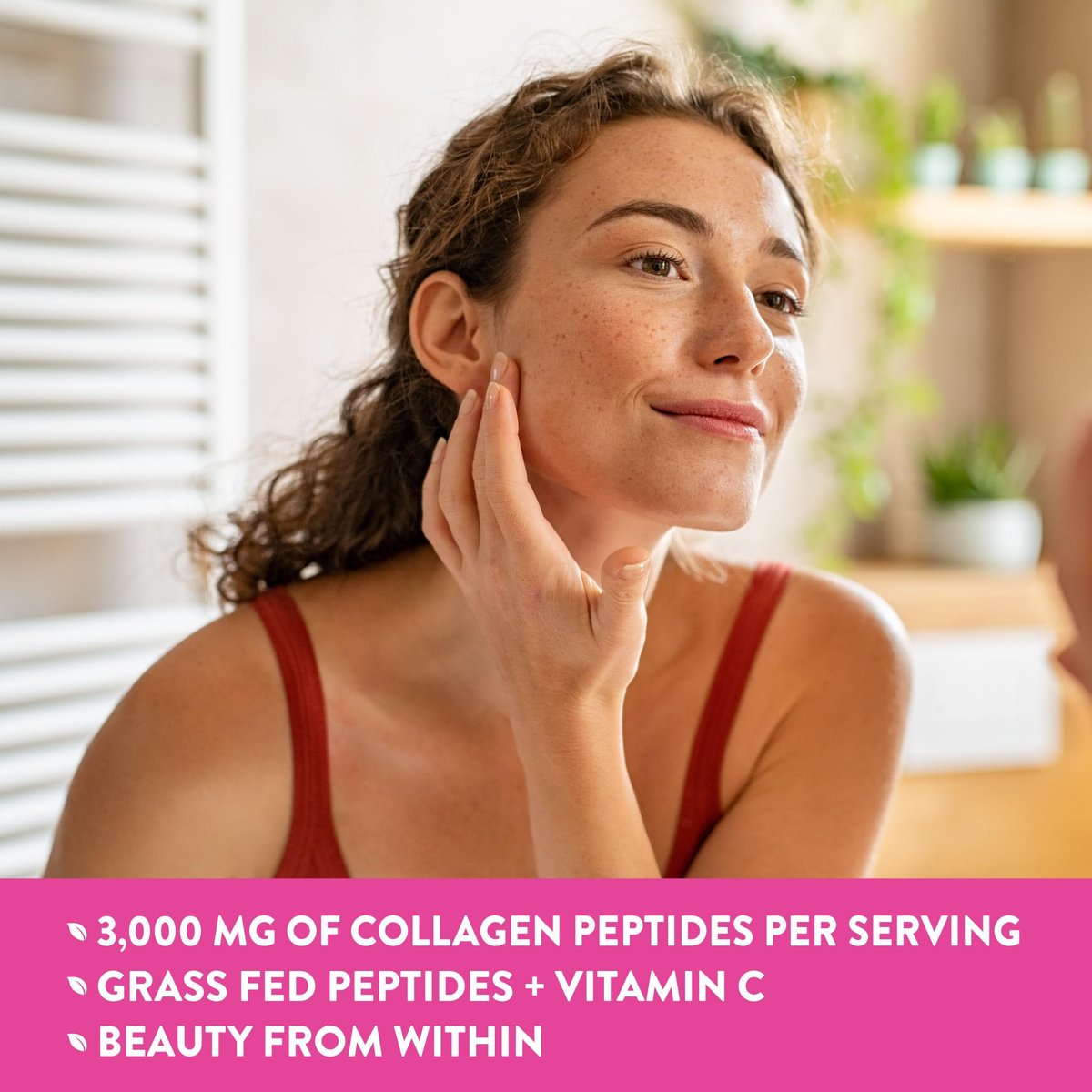 Nature's Truth Kollagenpeptide mit Vitamin C – 90 Kapseln, Typ 1 und 3, grasgefüttert, nicht gentechnisch verändert & glutenfrei