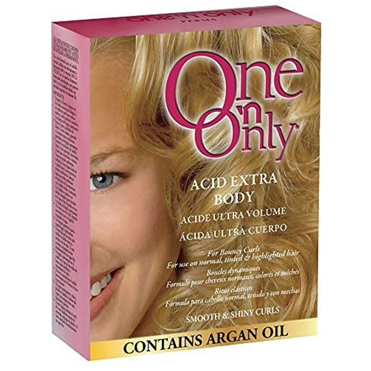One 'N Only Acid Extra Body Haarpermanent-Set für zu Hause mit Arganöl für federnde Locken – Sorgt für festere und besser handhabbare Locken bei normalem, getöntem und frottiertem Haar (1 Set)
