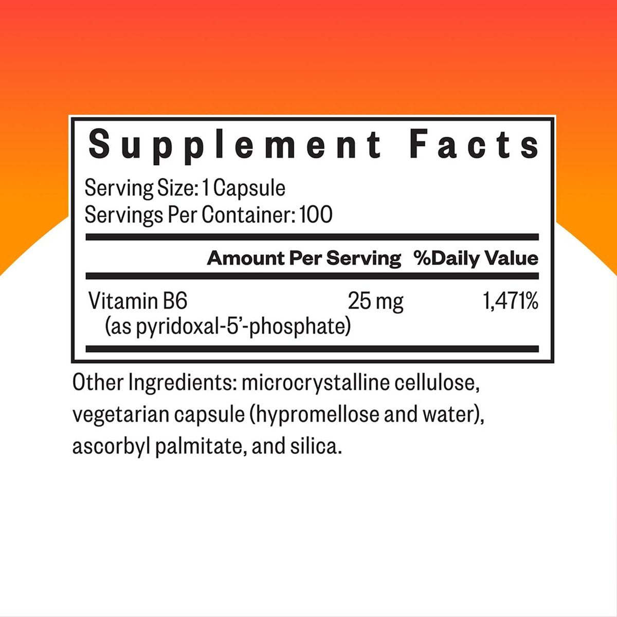 Seeking Health P-5-P (Pyridoxal-5-Phosphat) – Immununterstützung & Homocystein-Stoffwechsel – Bioverfügbares Vitamin B6, 25 mg, 100 Kapseln