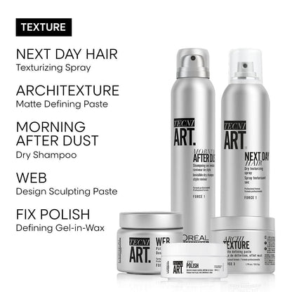 L'Oréal Professionnel Paris Architexture – Texturierende Pomade mit mittlerem Halt für matte Definition und strukturierte Looks