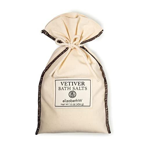 elizabethW Vetiver Badesalz im Beutel – 16 Unzen (1er Pack)