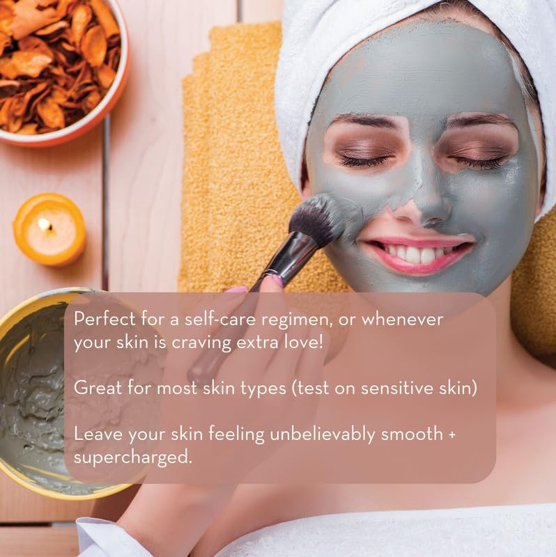 Pure Body Naturals Dead Sea Maske - Gesichtsmaske und Körpermaske gegen Akne, Mitesser und fettige Haut - Gesichtspflege für Männer und Frauen - Verkleinert Poren mit Dead Sea Schlamm, Tonerde, Aktivkohle - 250 g