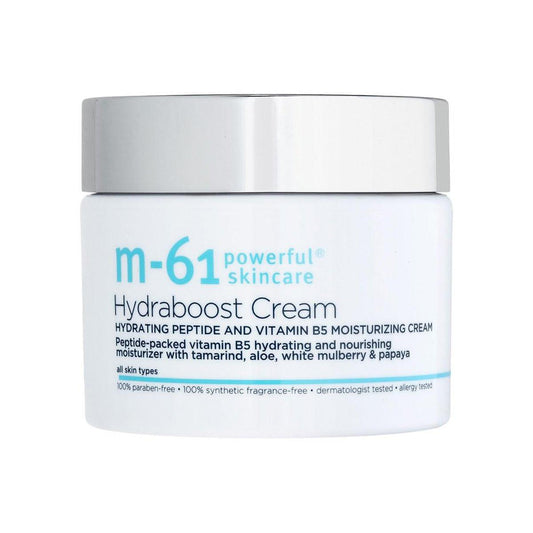 m-61 Hydraboost Creme – Ultra-nährende, feuchtigkeitsspendende Gesichtscreme zum Auffüllen, Hydratisieren und Reparieren | Hyaluronsäure, Peptide, Vitamine E & B5 | Für alle Hauttypen | Hergestellt in den USA – 50 ml