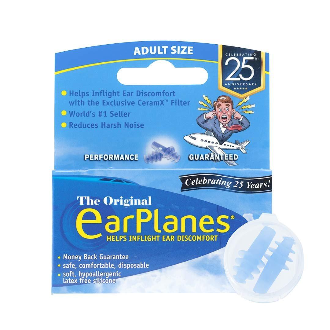 Original Adult EarPlanes von Cirrus Healthcare – Gehörschutz für Flugreisen (1 Paar)
