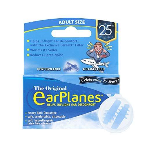 Original Adult EarPlanes von Cirrus Healthcare – Gehörschutz für Flugreisen (1 Paar)