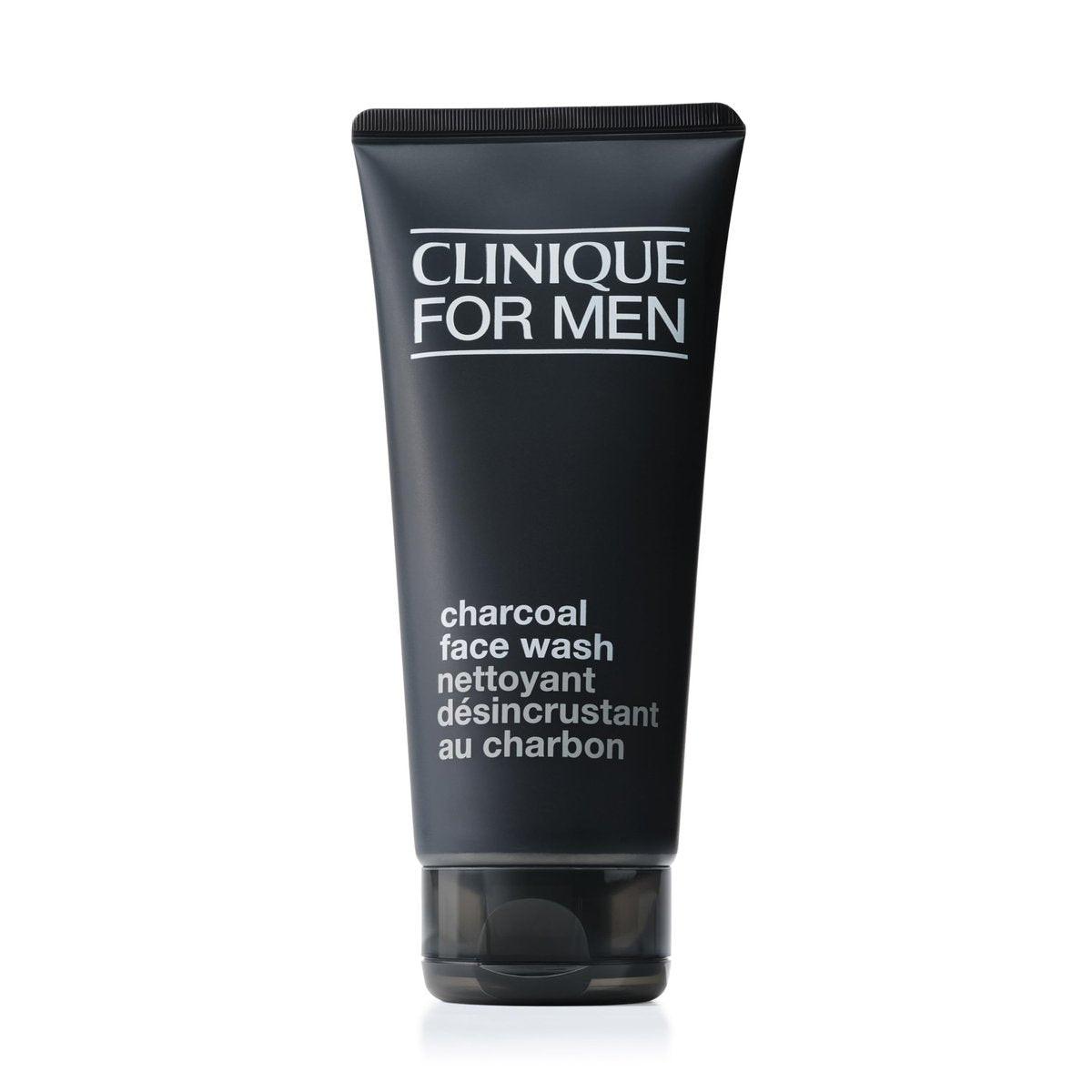 Clinique For Men Gesichtsreinigung mit Holzkohle und Glycerin | Entgiftendes Gel für alle Hauttypen | Reinigt die Poren, 200 ml