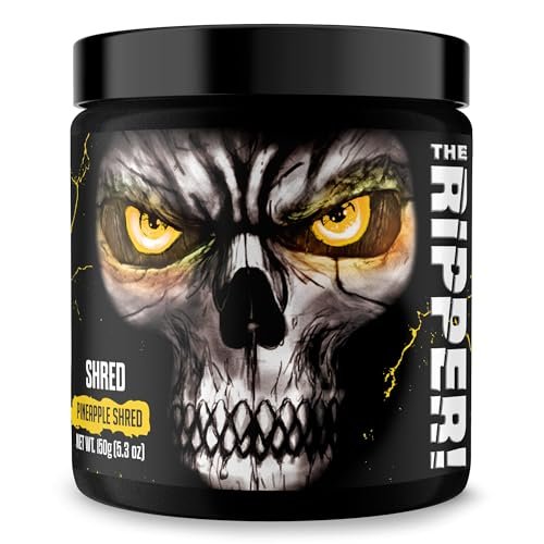 JNX SPORTS The Ripper! Fatburner Pre Workout für Männer & Frauen – Thermogenes Fettverbrennungspulver & Appetitzügler, steigert Energie & Ausdauer – Ananas Shred, 30 Portionen