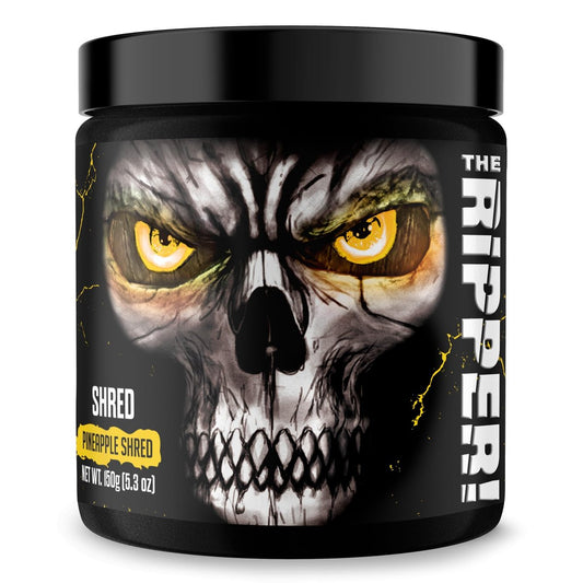 JNX SPORTS The Ripper! Fatburner Pre Workout für Männer & Frauen – Thermogenes Fettverbrennungspulver & Appetitzügler, steigert Energie & Ausdauer – Ananas Shred, 30 Portionen