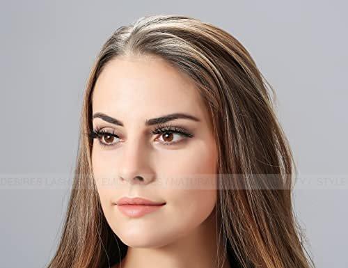 EMILYSTORES Wimpernverlängerung 0,15 mm Dicke D Curl Länge 10 mm Volumen Einzelwimpern (0,15, D, 10 mm)