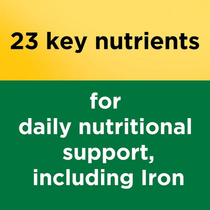 Nature Made Multivitamin Tabletten mit Eisen – Tägliche Nährstoffunterstützung für Männer und Frauen, 130 Tabletten, 130-Tage-Vorrat