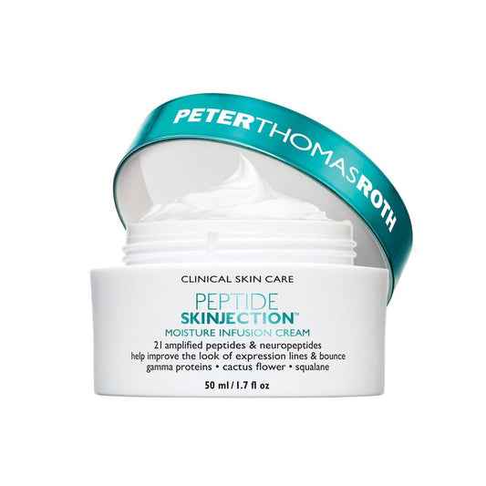 Peter Thomas Roth Peptide Skinjection™ Feuchtigkeitspflege-Creme, nachfüllbare Anti-Aging-Gesichtscreme mit 21 Peptiden und Neuropeptiden, 50 ml